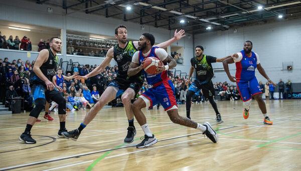 Eoin Quigley of Tralee Warriors and Seventh Woods of UCC Demons. Eoin Quigley of Tralee Warriors and Seventh Woods of UCC Demons.